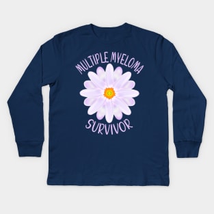 Multiple Myeloma Survivor Kids Long Sleeve T-Shirt